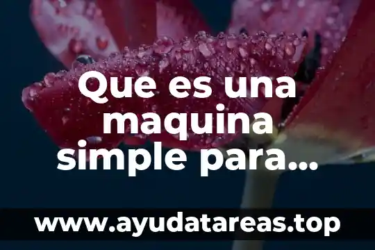 Qué es interés simple y compuesto Yahoo 6 Que es una maquina simple para 6to de primaria