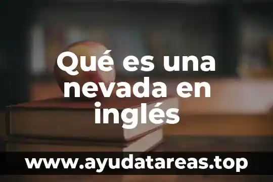 Que es lo opuesto de heavy en ingles 3 Qué es una nevada en inglés