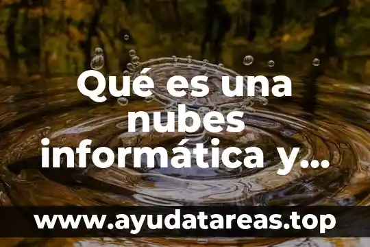 Que es el ed bom en informatica 6 Qué es una nubes informática y tipos de nubes