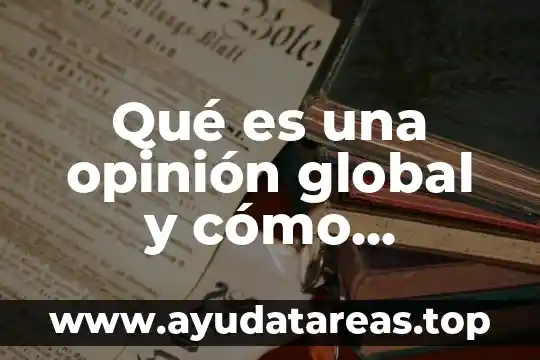 Que es un presta nombres y como funciona 6 Qué es una opinión global y cómo funciona