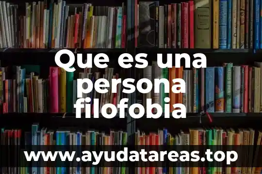 Para que es agua oxigenada 5 Que es una persona filofobia