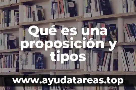 Costo de insumos que es 5 Qué es una proposición y tipos