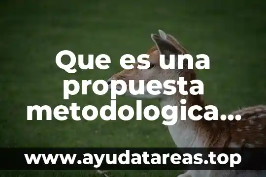 Que es la tesis de un trabajo 4 Que es una propuesta metodologica en trabajo social