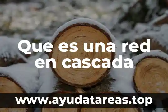 Que es una red en cascada