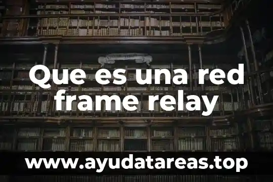 Que es una red frame relay