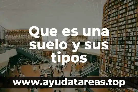 Que es el antidoping tipos 3 Que es una suelo y sus tipos