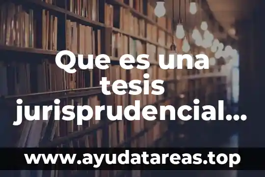 Que es el significado de optimista 7 Que es una tesis jurisprudencial significado