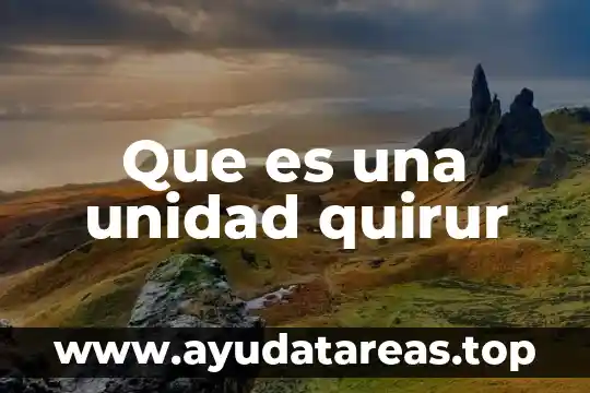 Qué es una unidad de electrocirugía o electrocauterio 5 Que es una unidad quirur