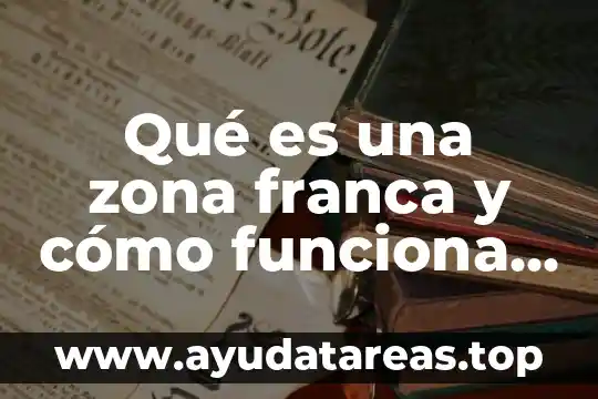 Qué es una zona franca y cómo funciona en Colombia