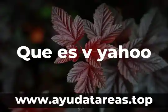 Que es el mal corp yahoo 4 Que es v yahoo
