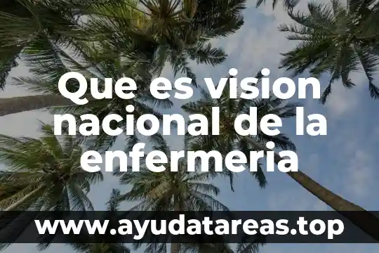 Qué es misión visión valores filosofía objetivos política 4 Que es vision nacional de la enfermeria
