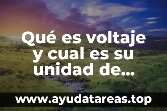 Que es el azar y su medida estadistica 5 Qué es voltaje y cual es su unidad de medida