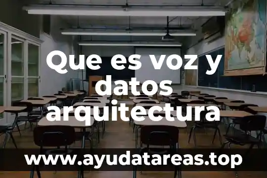 Que es ser parasocial 3 Que es voz y datos arquitectura
