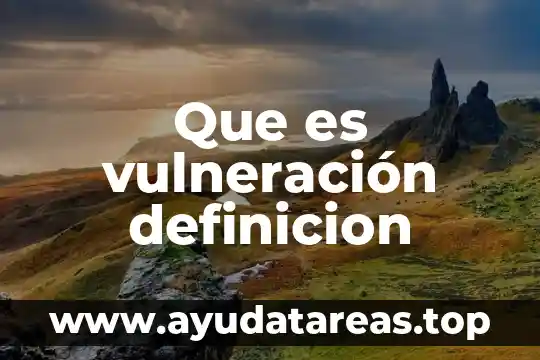 Qué es ángulo de depresión definición 7 Que es vulneración definicion