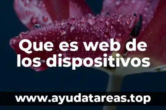 Que es capturar color en paginas web completas 5 Que es web de los dispositivos