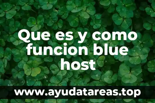 Que es la asido uriko en sangre funcion 8 Que es y como funcion blue host