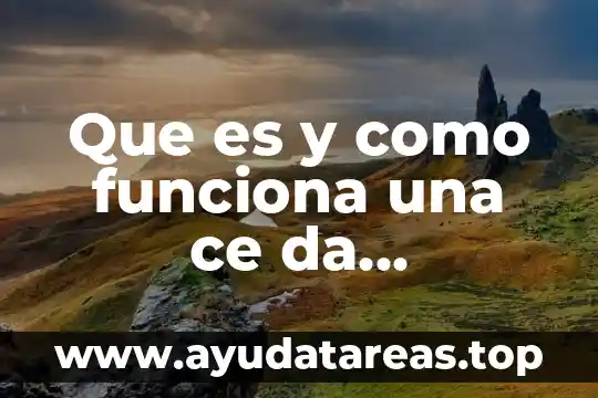 Qué es número CE 5 Que es y como funciona una ce da fotovoltaica