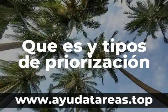 Que es una reaccion con agua 6 Que es y tipos de priorización
