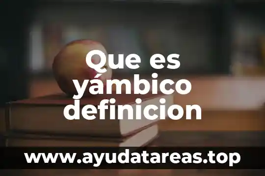 Qué es oro definición para niños 6 Que es yámbico definicion