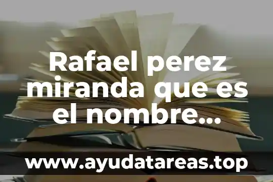 Qué es un sociograma comercial ejemplo 5 Rafael perez miranda que es el nombre comercial