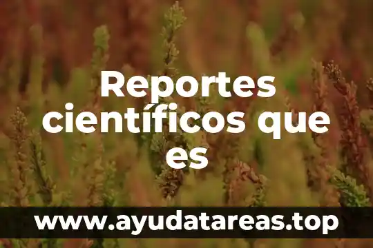 Que es terror opinion de cientificos 3 Reportes científicos que es