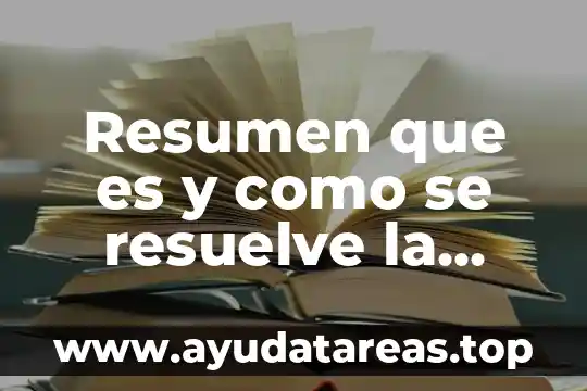 Resumen que es y como se resuelve la proporcionalidad