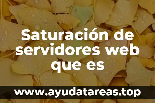 Que es el uri en el sitio web 3 Saturación de servidores web que es