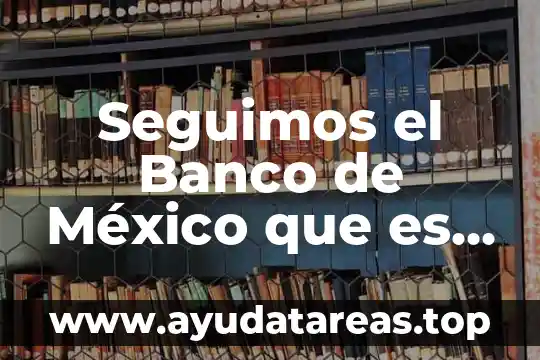 Seguimos el Banco de México que es un ingreso