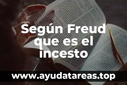 Que es el signo segun barthes 5 Según Freud que es el incesto