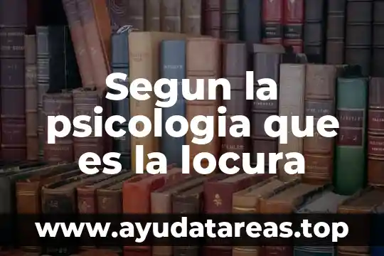 Qué es incentivo en psicología 8 Segun la psicologia que es la locura