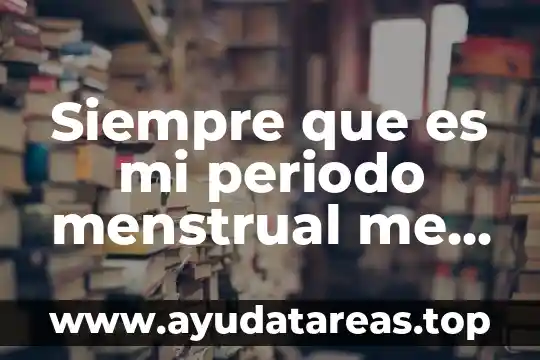 Que es el periodo de concepción en bovinos 5 Siempre que es mi periodo menstrual me da comezon