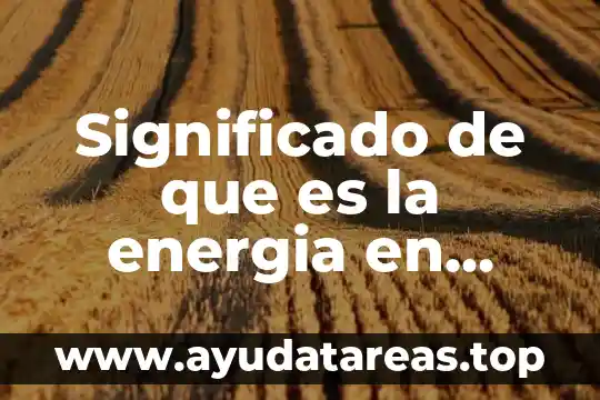Qué es sheep en inglés y español 3 Significado de que es la energia en ingles