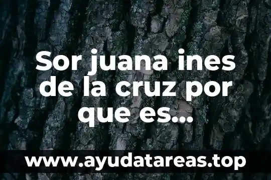 Yuri que es de celia cruz 4 Sor juana ines de la cruz por que es importante