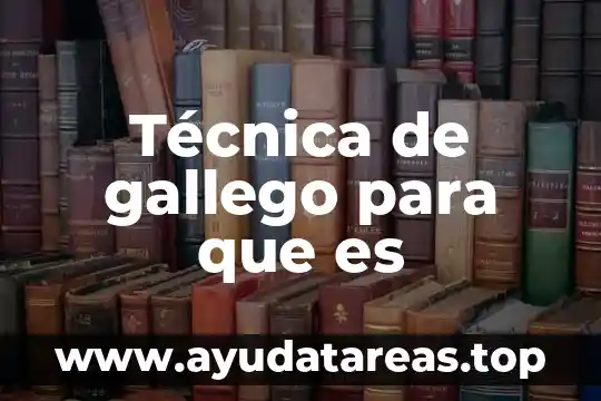 Técnica de aglutinación directa que es 4 Técnica de gallego para que es
