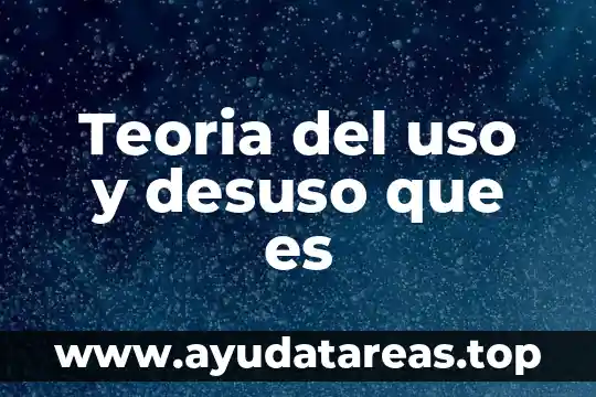 Agua de uso recreativo que es 3 Teoria del uso y desuso que es