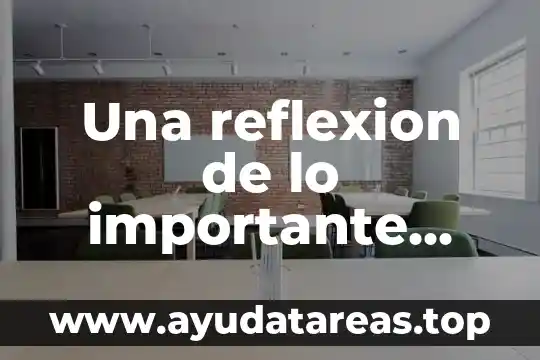 Que es la reflexi贸n y un ejemplo 3 Una reflexion de lo importante que es obedecer a dios