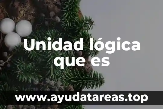 Número que desea aportar que es 6 Unidad lógica que es