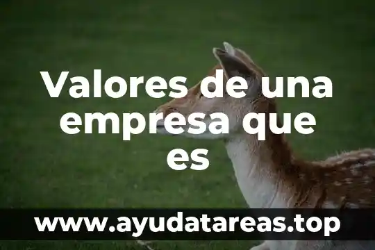 Que es dialogo en los valores 8 Valores de una empresa que es