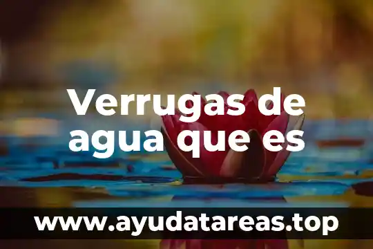 Que es un bloster de agua 7 Verrugas de agua que es