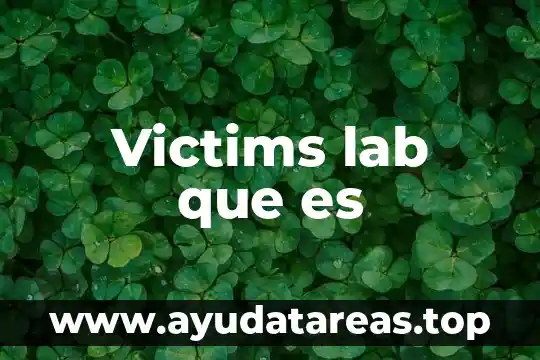 Planta niferio que es 5 Victims lab que es