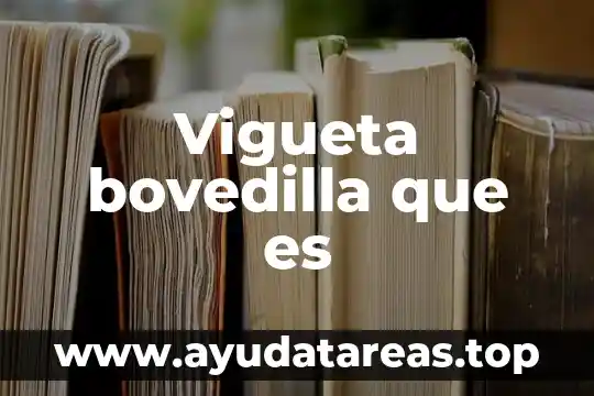 Qué es reatividad en filosofía 4 Vigueta bovedilla que es