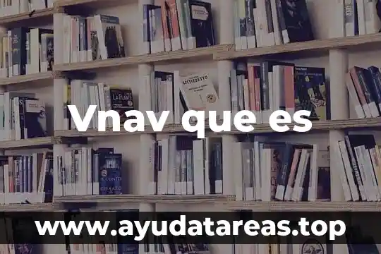 Vnav que es