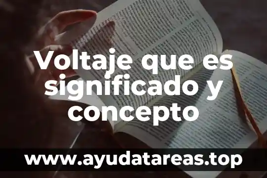 Dialogo en una historia que es 3 Voltaje que es significado y concepto