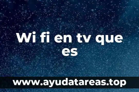 Que es inercia fi ejemplos 5 Wi fi en tv que es