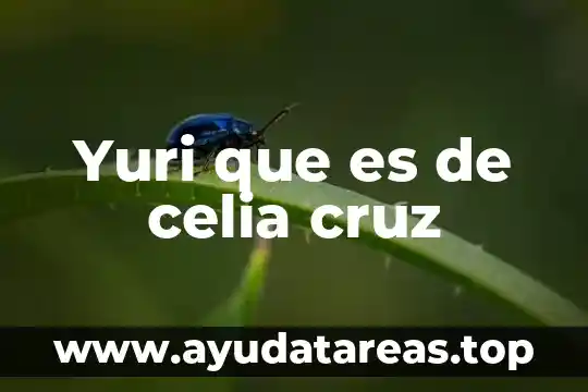 Qué es y características de la cruz gamada 8 Yuri que es de celia cruz